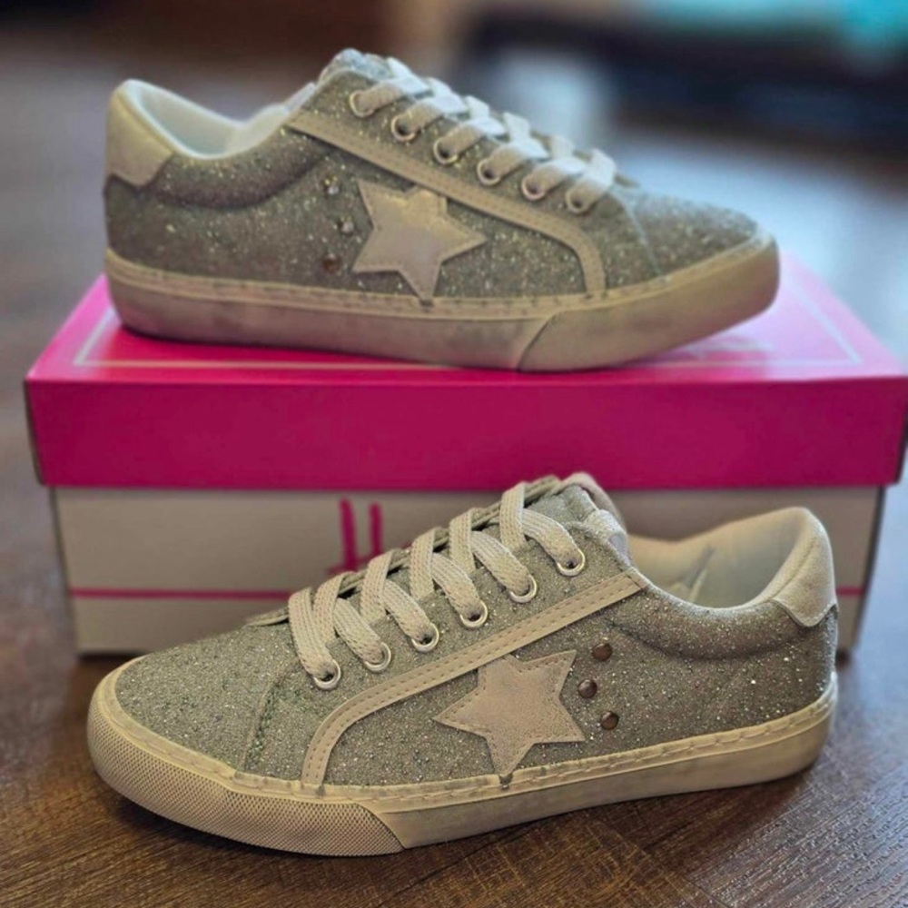 Corkys Blue Glitter Big Dipper Sneakers